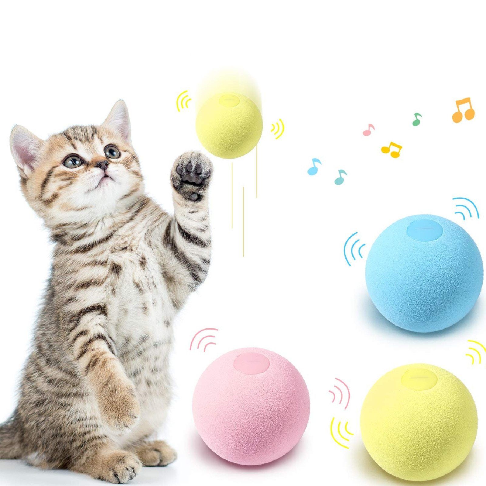 SmartBall™ - Balle intelligente d'apprentissage pour chat - Minou Zone